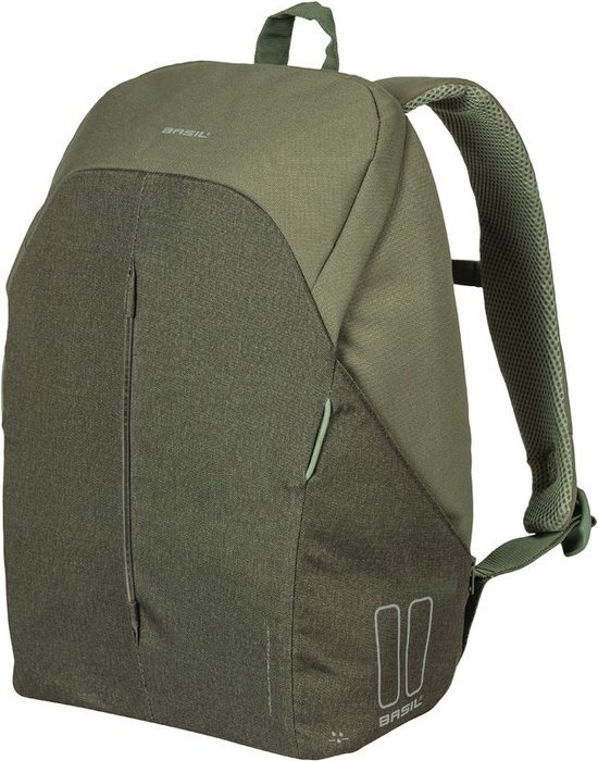 Basil Fietsrugzak B-Safe Nordlicht Backpack 18L Groen