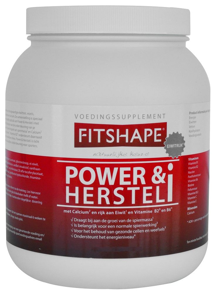 Fitshape Power & Herstel i Vanille