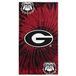 Northwest NCAA Georgia Bulldogs strandlaken, 30" x 60", psychedelisch
