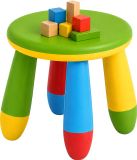 Relaxdays Kinderkrukje - 26 cm - Groen/Geel/Blauw