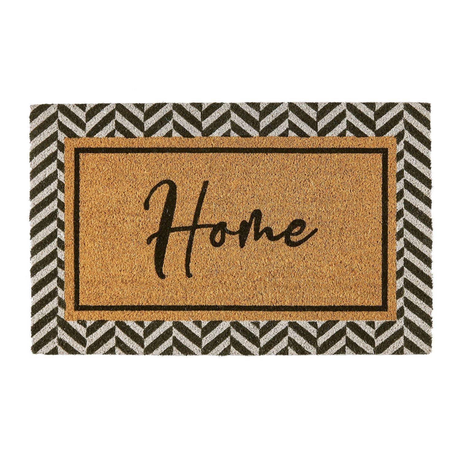 MD-Entree Kokosmat Freestyle XL Herringbone 50 x 80 cm - Bruin