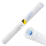 Idena 20224 - Boekfolie zelfklevend transparant, 1 rol 3 m x 40 cm, dikte 50 µ, plastic boekomslag