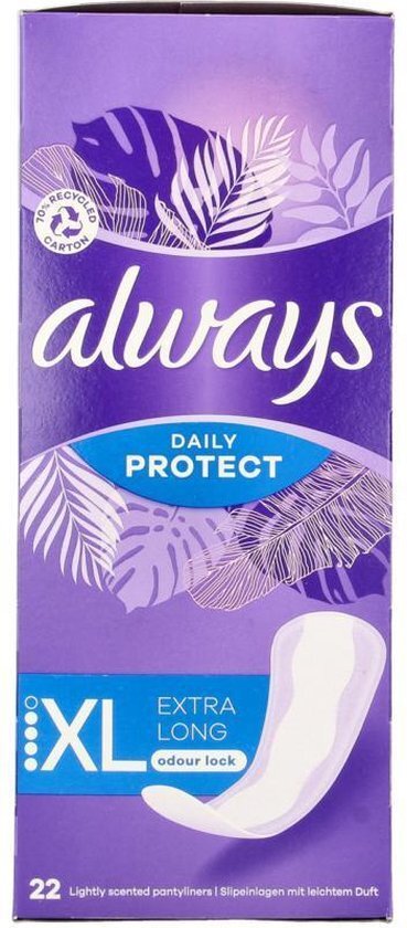 Always Inlegkruisjes daily protect extra long plus