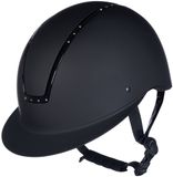HKM Cap Ruiterhelm Lady Shield Diamond Zwart Maat S 52-54 cm