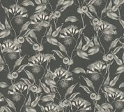 Living Walls Bladeren en Bloemen Behang | Vliesbehang | Botanisch & Tropisch | Zwart Wit Grijs | 1005 x 53 cm