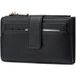 Frentree Porte-monnaie Femme Portefeuille Protection RFID Porte-cartes grand format, avec fermeture éclair, beaucoup de place, étui amovible & boîte cadeau Noir