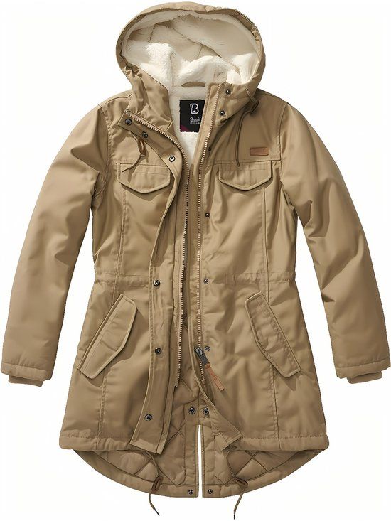 Brandit Marsh Lake Parka jas - S - Beige