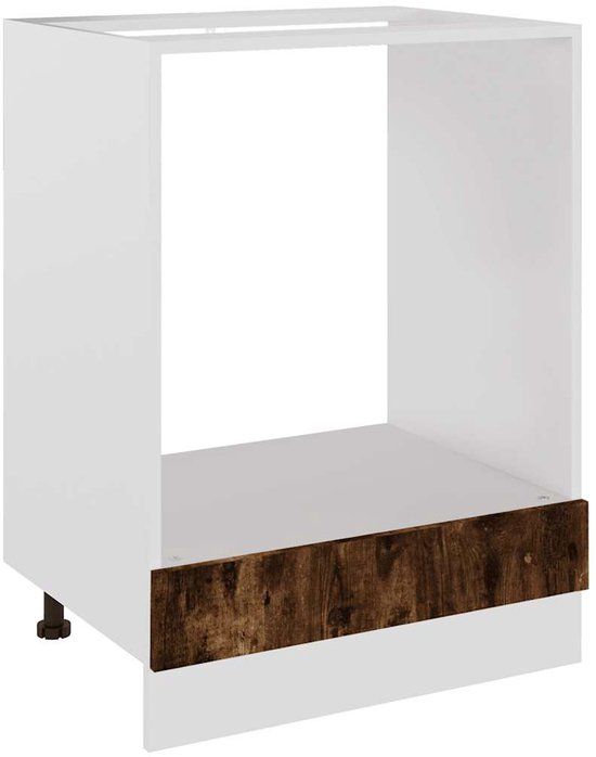 vidaXL Ovenkast - Gerookt Eiken - 60x46x81,5 cm