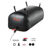 VEVOR Zachte watertank, 113 l, opvouwbare watercontainer, pvc-watercontainer, 1000D, voor tuinirrigatie, camping, camper, buitengebruik, noodopslag, duurzaam, zwart