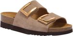 Scholl Monterey 2 Straps Slippers Dames Beige/Goud