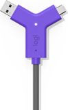 Logitech SWYTCH Y CABLE - Noir;Violet