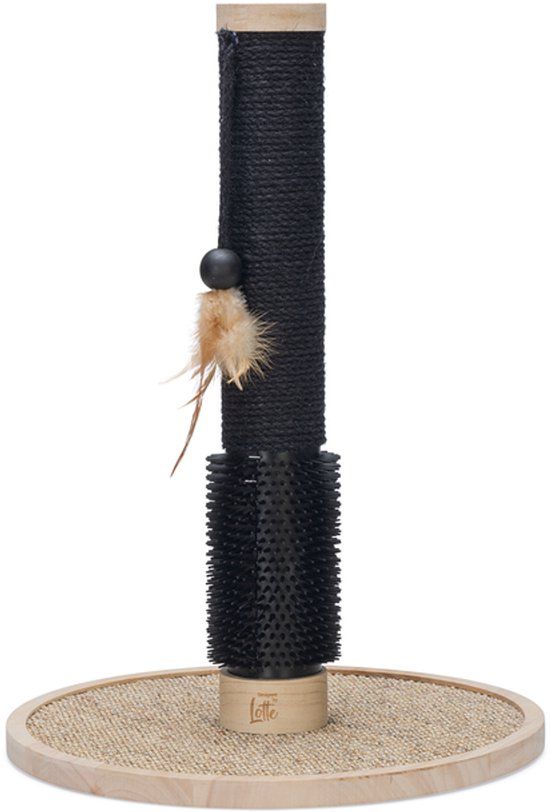 Designed by Lotte Krabpaal Fida - Hout - Zwart/Bruin - 39,5x39,5x55 cm