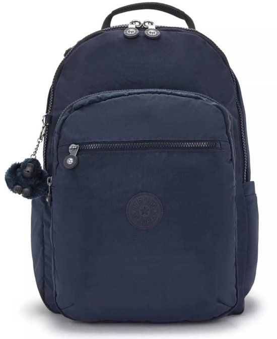 Kipling SEOUL Rugzak - Blue Bleu 2 - 27L - Polyamide - 44cm