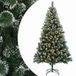 vidaXL Kunstkerstboom 180 cm 300 LED's Warmwit PVC en Metalen Groen