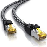Allteq ALTQ-FTP7-BW-3 Netwerkkabel Zwart 3 m Cat7 F/FTP