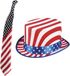 Boland USA/Amerika verkleed thema set - hoed en stropdas volwassenen