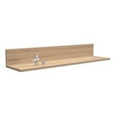 Mama Store Wandrek 90 cm L-vormig eiken natuur 90 cm x 22 cm x 20 cm