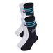 ADIDAS ORIGINALS Sokken '3-Stripes Crew 6 Pairs Kids' azur / rose pâle / noir / blanc