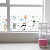 Ambiance Sticker Privacy raamfolie - BLIJE DIEREN DIE WEGVLIEGEN - Stickers voor ramen en douchedeuren - 40x200cm