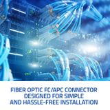 Qoltec Serie - Singlemode FC/APC Glasvezelconnector - 3.0mm
