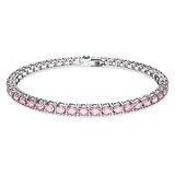 Swarovski 5648930 Matrix Tennisarmband Roze Stenen