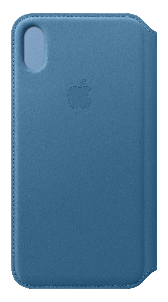 Apple iPhone XS Max Leather Folio - Blue - MRX52ZM/A