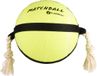 Flamingo Hondenspeelgoed – Matchball tennisbal met touw – 50 cm – Geel