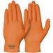 ViGOR nitril handschoenen V6436-XXL 90-pack | uitstekende grip, antislip, zelfs bij het werken met olie, vet, chemicaliën en vuil | touchscreen handschoenen | kleur: oranje, maat 11 (XXL)