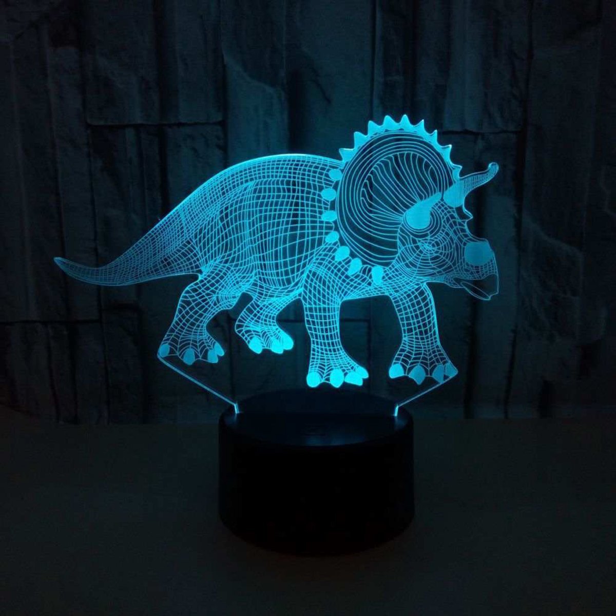 Klarigo Klarigo®? Nachtlamp – 3D lamp – 16 Kleuren – Bureaulamp – Dinosaurus Lamp – Sfeerlamp – Nachtlampje Kinderen – Creative lamp - Met afstandsbediening