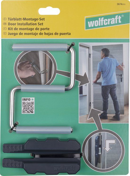 wolfcraft Deur montage hulp - 3674000