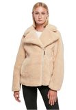 Urban Classics Sherpa Biker Jacket Beige S