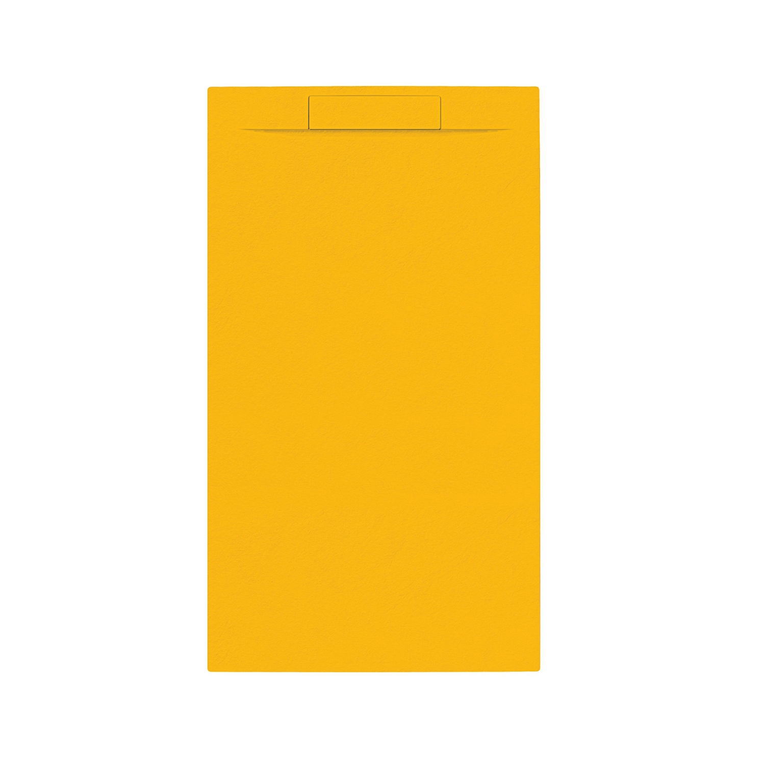 Allibert Douchebak + sifon allibert rectangle 140x80 cm okergeel