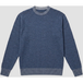 Maille avec col et manches homme bleu