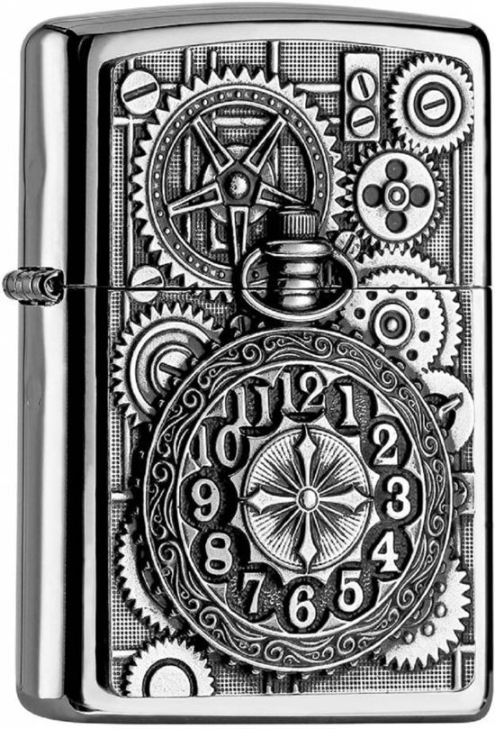 Zippo Aansteker Pocket Watch Emblem