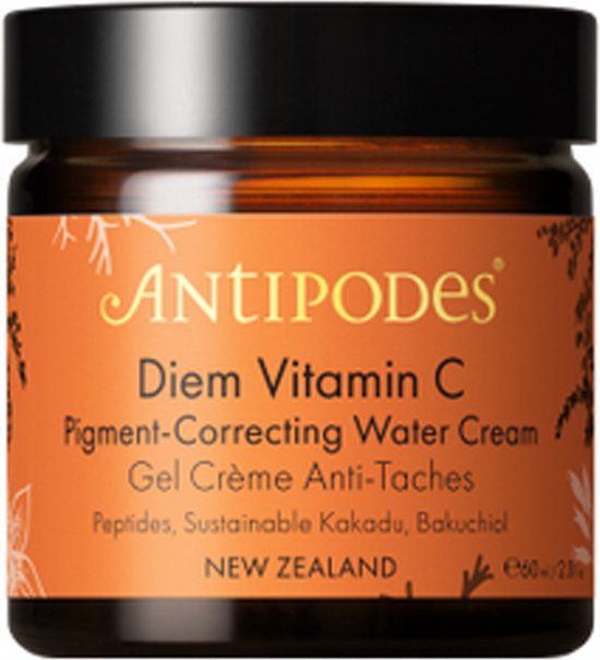 Antipodes Diem Vitamin C Pigment-Correcting Water Cream - krem rozjaśniający na przebarwienia - 9421906730432