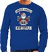 Bellatio Decorations Shoppartners Bv Grote maten foute Kerst sweater / Kerst trui Santas angels Northpole blauw voor heren - Kerstkleding / Christmas outfit XXXL