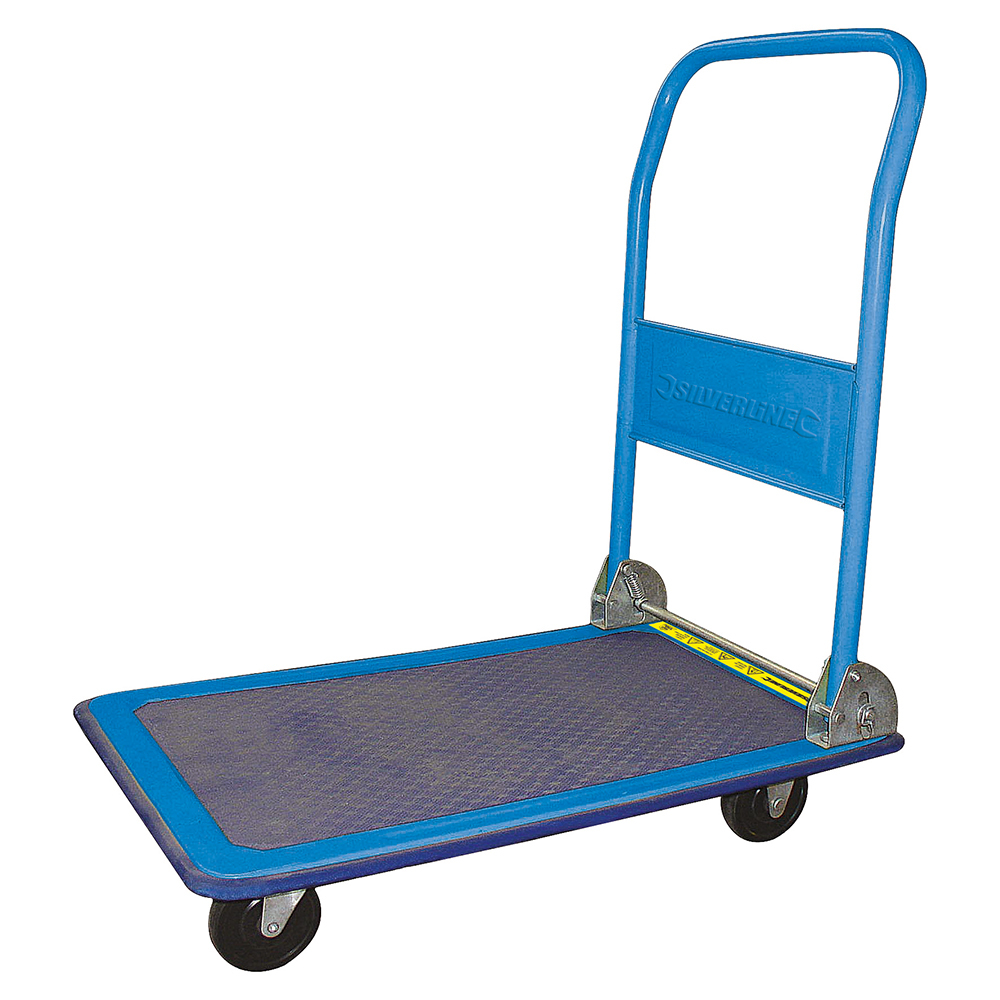 Silverline 675213 Plateauwagen - Inklapbaar - max. draagcapaciteit 150 kg