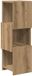 vidaXL Hoekkast 25,5x25x80cm bewerkt hout artisan eiken