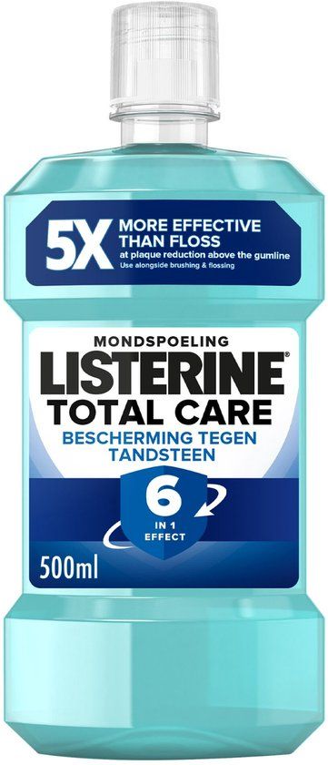 Listerine Mondwater Total Care Bescherming Tegen Tandsteen 500 ml