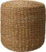 Home&Styling Poef Rond Zeegras Natuurlijk Ø40x38 cm