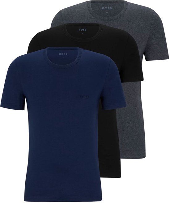 BOSS HUGO BOSS Classic T-shirts 3-pack - Men - Size L - Multicolor