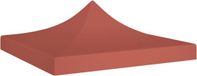 vidaXL Partytentdak 270 g/m² 2x2 m terracotta