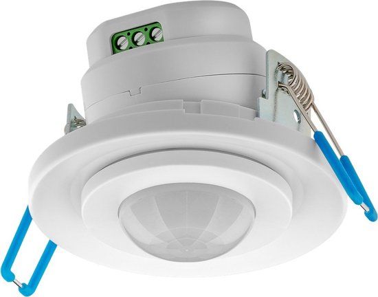 Goobay PIR bewegingssensor - 8m bereik - inbouw plafond / wit
