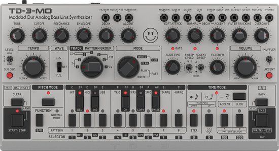 Behringer TD-3-MO-SR Desktop Synthesizer - Silver
