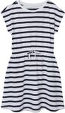 NAME IT NKFMIE SS DRESS NOOS Meisjes Jurk - Dark SapphireStripes:Y/D STRIPES - Maat 98