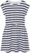 NAME IT NKFMIE SS DRESS NOOS Meisjes Jurk - Dark SapphireStripes:Y/D STRIPES - Maat 98