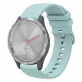 By Qubix - Soft siliconen bandje - Lichtblauw - 18mm - Geschikt voor Garmin Venu 4 (41 mm)