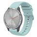 By Qubix - Soft siliconen bandje - Lichtblauw - 18mm - Geschikt voor Garmin Venu 4 (41 mm)