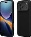 kwmobile telefoonhoesje geschikt voor Apple iPhone 17 Pro - Hoesje met siliconen coating - Smartphone case in zwart