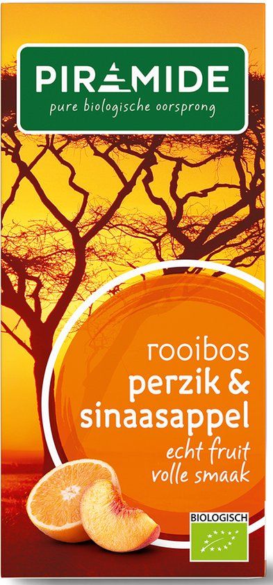 Piramide Thee Rooibos Perzik & Sinaasappel 20ZK
